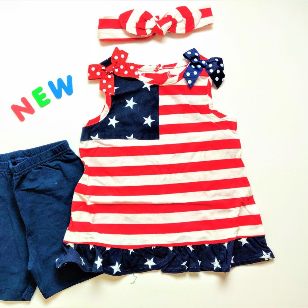 ❤️NWT❤️ USA Shirt Leggings 24M